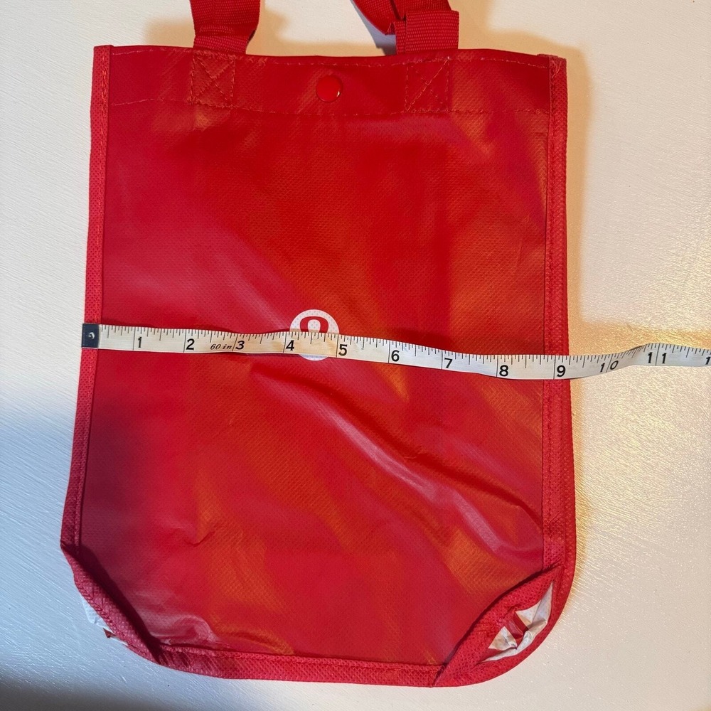 NWOT Lululemon White & Black ‎ Reusable Tote Bag with button clap to close - Picture 3 of 7